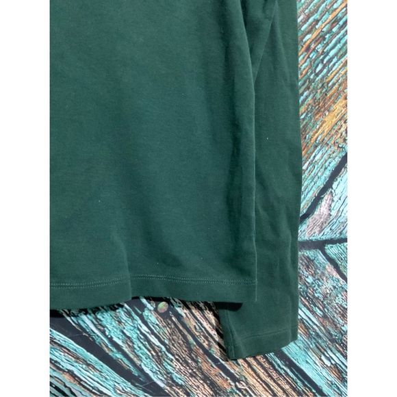 Talbots Green Bead Accent Neckline Size Medium 🍃🌿 - Picture 9 of 13